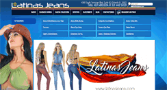 Desktop Screenshot of latinasjeans.com